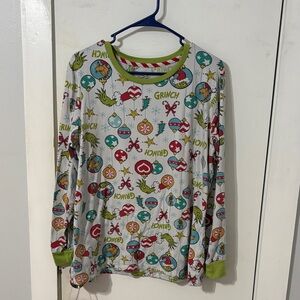 Grinch Themed Pajama Set